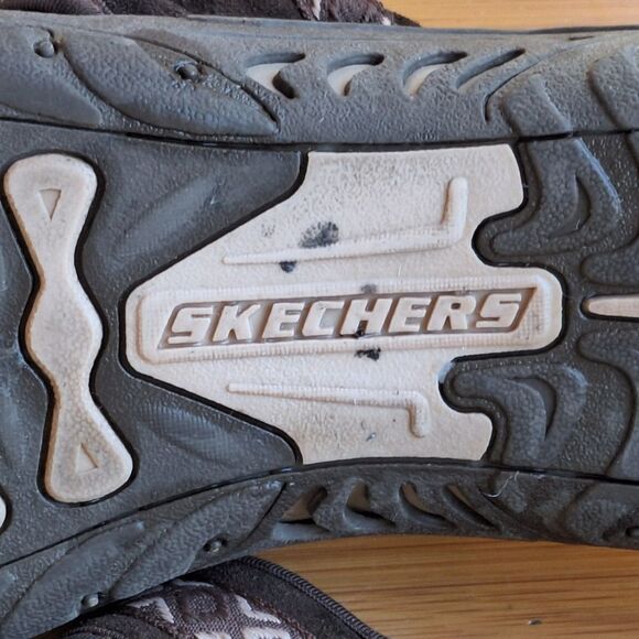 Skechers Reggae Trailway Chocolate Flip-Flop Slide Comfort Sandals Women 11 41 - Picture 16 of 16